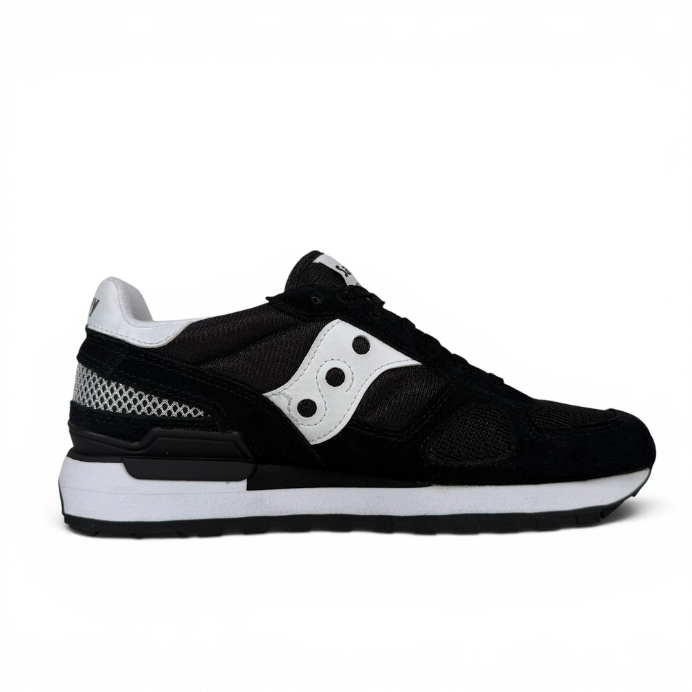 Saucony Shadow Original Sneakers Mens 7 Womens 8.5 Black White Retro 2108-518‎
